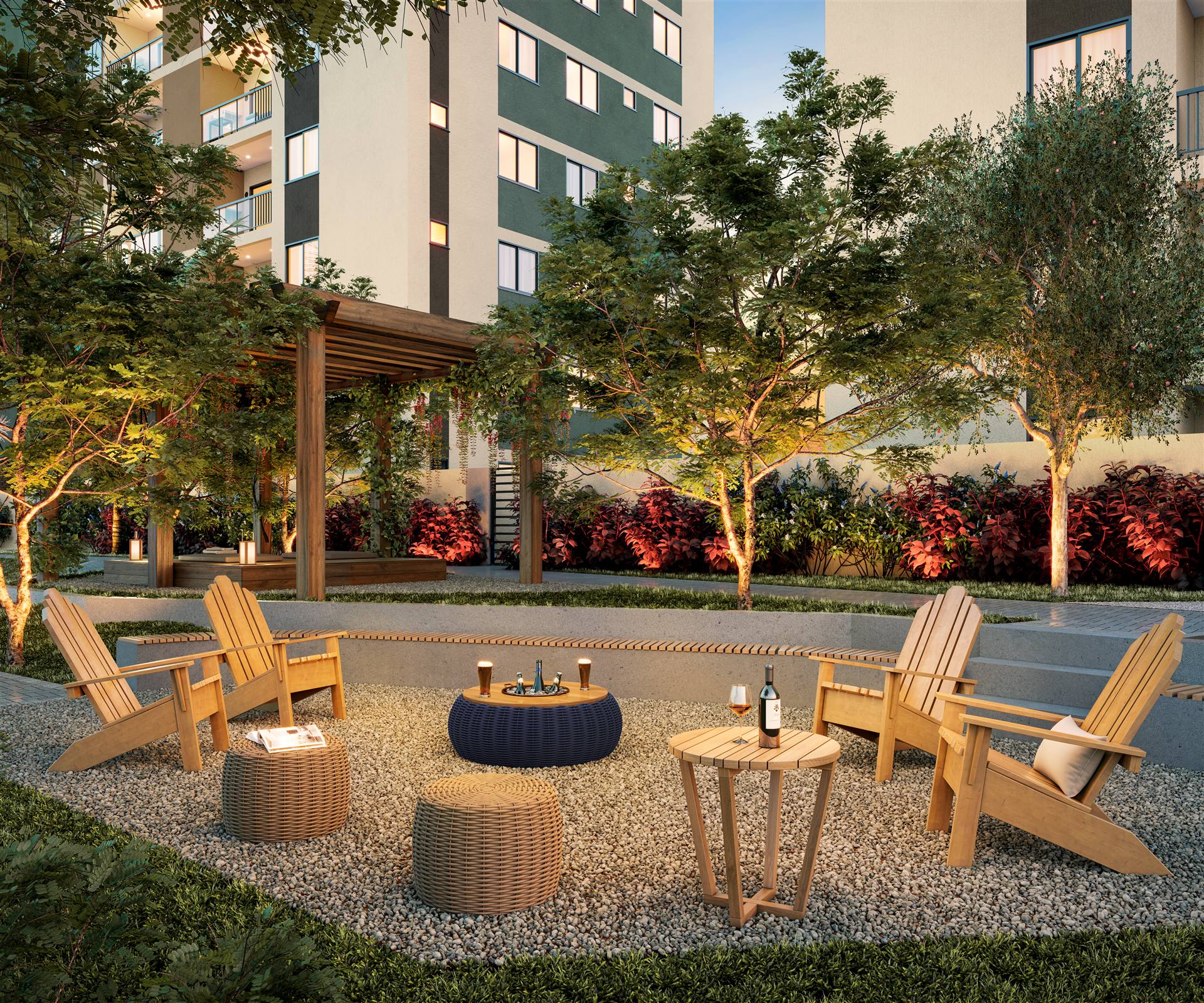Barra Soul — Fire Pit Blue Hour
